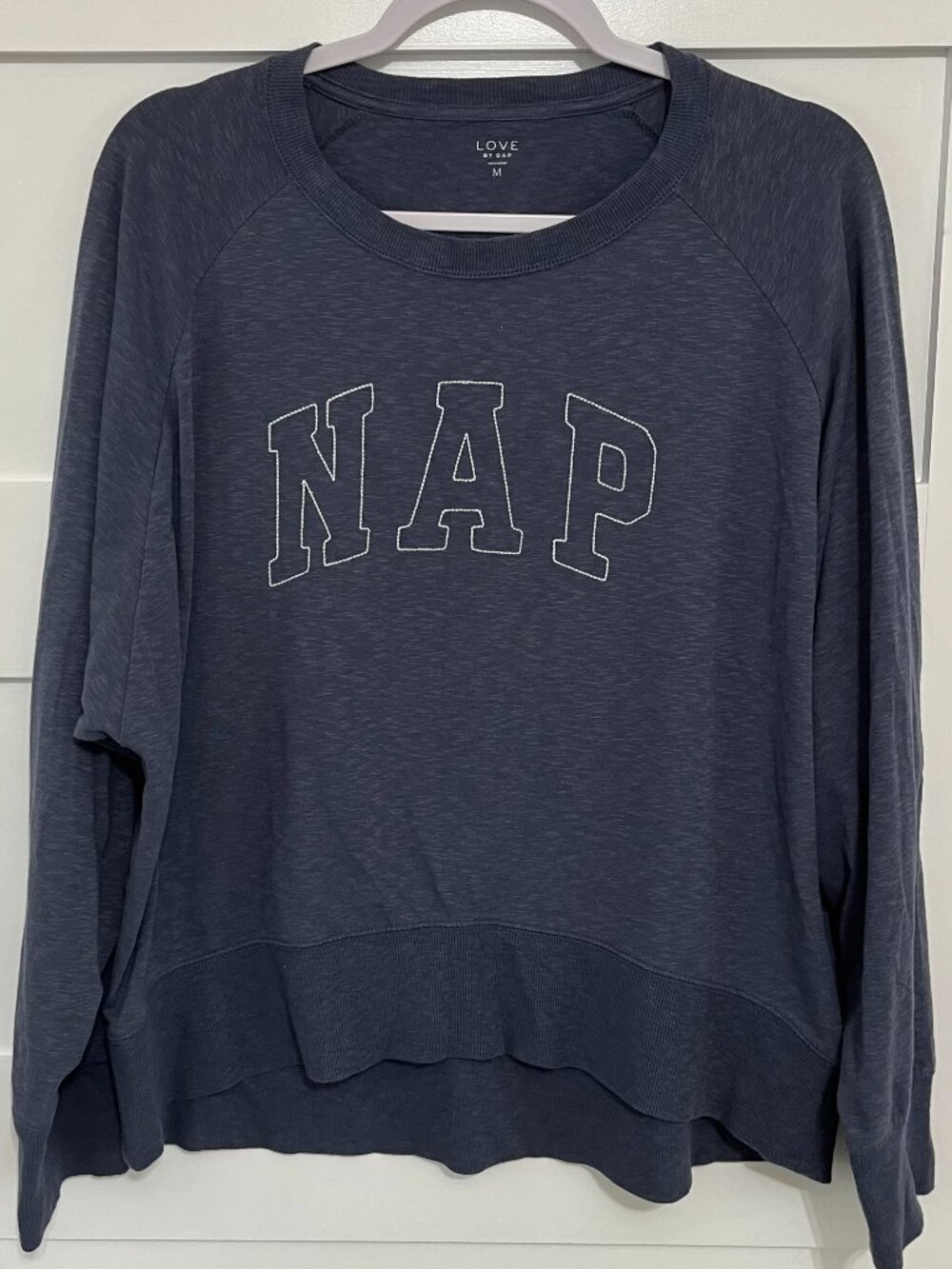 "NAP" Embroidered GAP Sweater